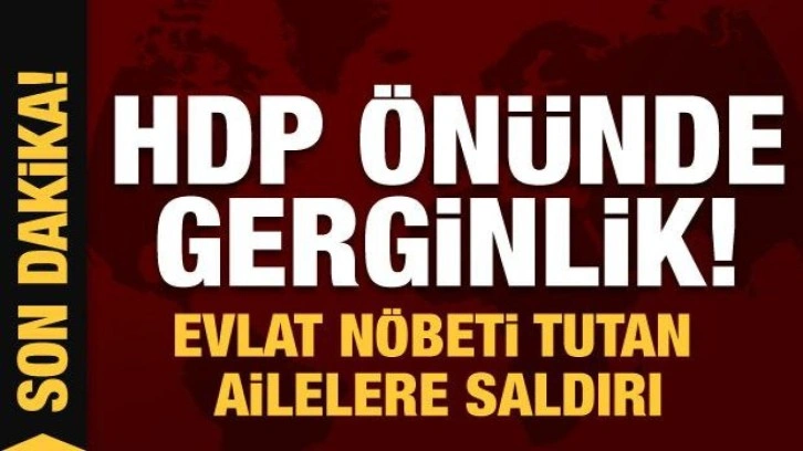 HDP Genel Merkezi &ouml;n&uuml;nde gerginlik