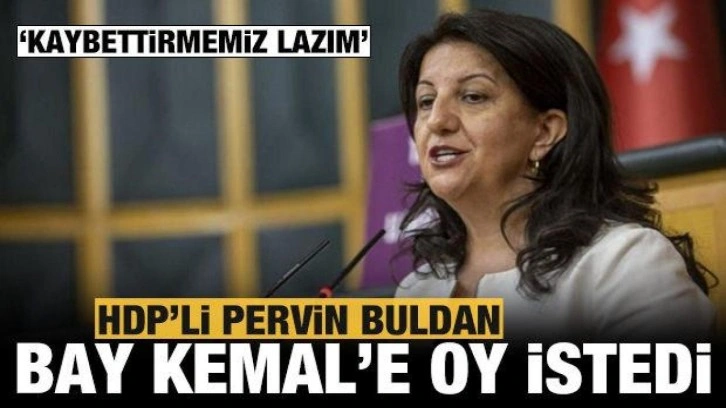 HDP'li Buldan Kılı&ccedil;daroğlu'na oy istedi!