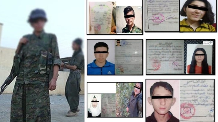 Her aileden bir kişi! ABD destekli PKK/YPG &ccedil;ocukları b&ouml;yle kullanıyor