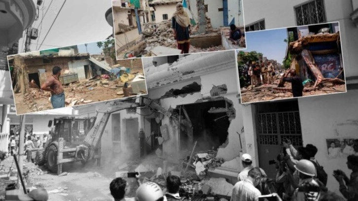 Hindistan'da M&uuml;sl&uuml;manlar, evleri yıkılarak "cezalandırıldı"