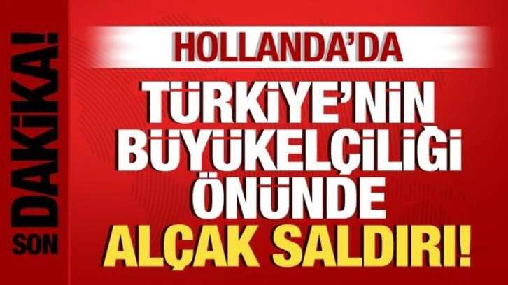 Hollanda'da, T&uuml;rkiye'nin B&uuml;y&uuml;kel&ccedil;iliği &ouml;n&uuml;nde Kur'an-ı Kerim'e al&ccedil;ak saldırı!