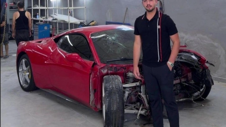 Hurdaya dönen 15 milyonluk Ferrari'nin sahibi: 