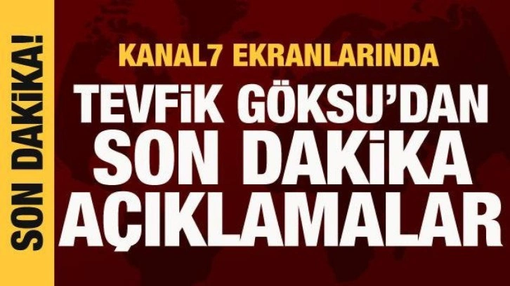 İBB AK Parti Grup Başkanvekili Tevfik G&ouml;ksu Başkent Kulisi'nde