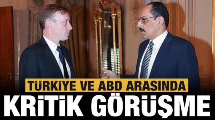 İbrahim Kalın ve ABD Ulusal G&uuml;venlik Danışmanı Jake Sullivan ile g&ouml;r&uuml;şt&uuml;