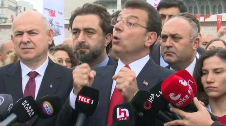 İmamoğlu, 19 Mayıs t&ouml;reninde g&ouml;rd&uuml;ğ&uuml; manzaraya &ccedil;ok kızdı: Ayıptır, yazıktır