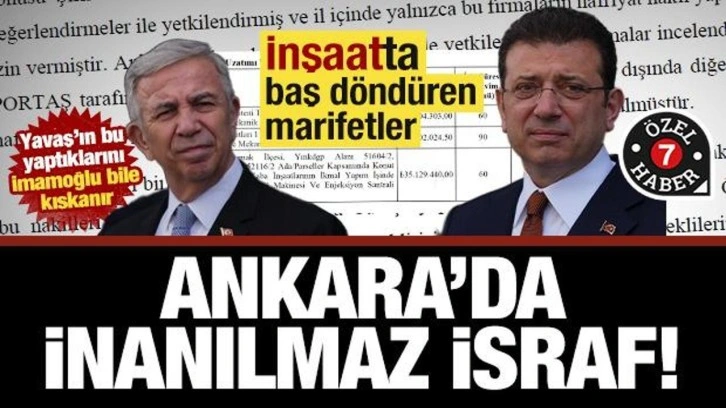 İmamoğlu bile kıskanır:Bu da Mansur Yavaş’ın inşaat marifetleri!PORTAŞ’ta akıl almaz israf