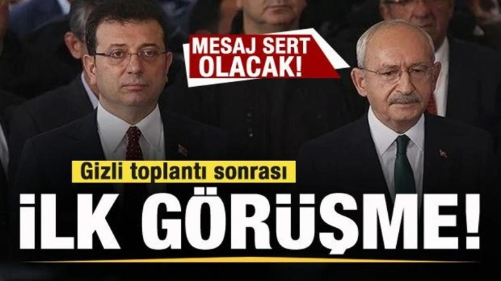 İmamoğlu ve Kılı&ccedil;daroğlu krizin ardından ilk kez bir arada! Mesaj sert olacak