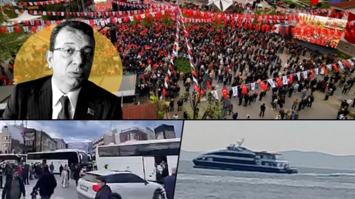 İmamoğlu&rsquo;nun Yalova fiyaskosu! Meydan boş kaldı, taşıma kalabalık ifşa oldu