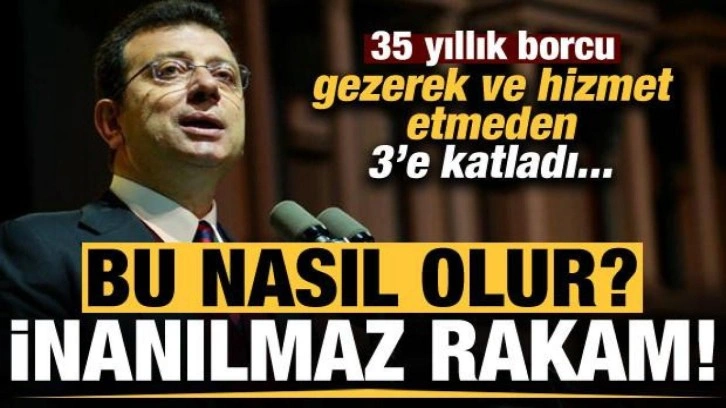 İnanılmaz rakam ortaya &ccedil;ıktı, bu nasıl olur? İmamoğlu geziyor, İBB kan ağlıyor