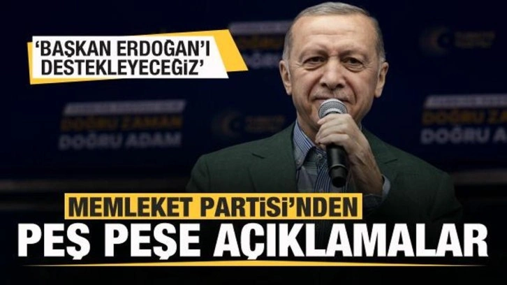 İnce &ccedil;ekildi! Memleket Partisi'nden peş peşe a&ccedil;ıklamalar: Erdoğan'ı destekleyeceğiz