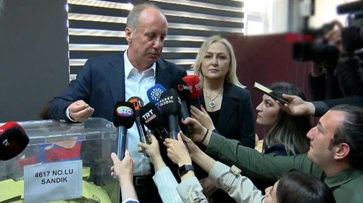 İnce oyunu kullandığı sandığın başında konuştu: Eski arkadaşlarım dahil herkese dava a&ccedil;acağım