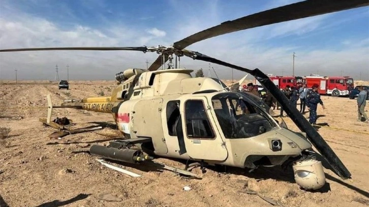 Irak&rsquo;ta askeri helikopter d&uuml;şt&uuml;! 2 pilot yaralı