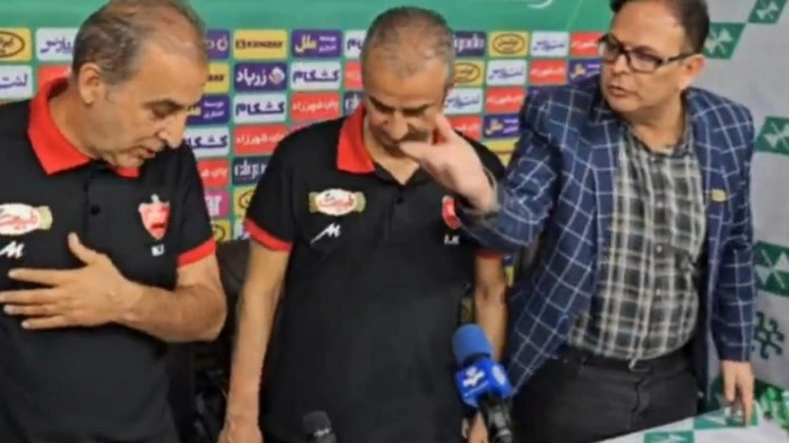 İran, İsmail Kartal'ı konuşuyor! Resmen çıldırdı, basın toplantısını terk etti