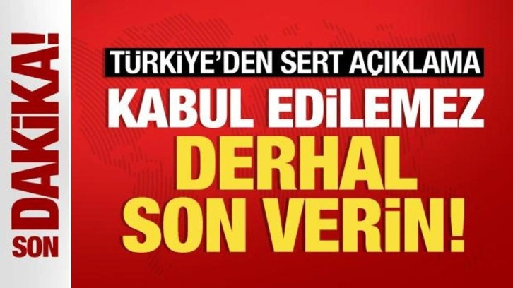 İsrail 4 Filistinliyi şehit etmişti, T&uuml;rkiye'den sert tepki