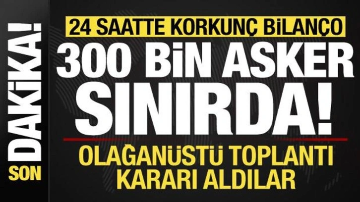 İsrail-Filistin savaşı son durum: 24 saatte korkun&ccedil; bilan&ccedil;o, 300 bin asker sınırda...