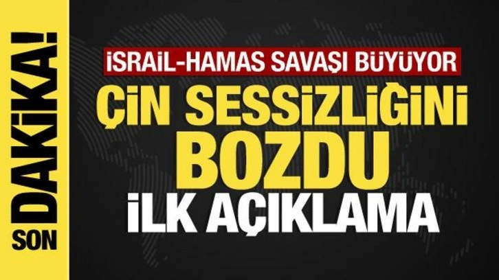 İsrail-Hamas savaşında son dakika: &Ccedil;in sessizliğini bozdu, bir gecede 500 saldırı