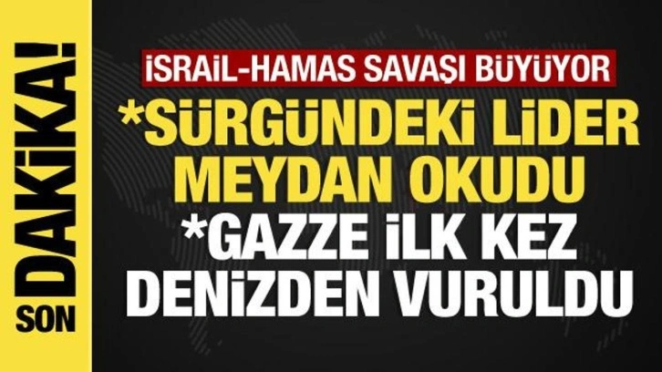 İsrail-Hamas savaşında son dakika: S&uuml;rg&uuml;ndeki lider meydan okudu