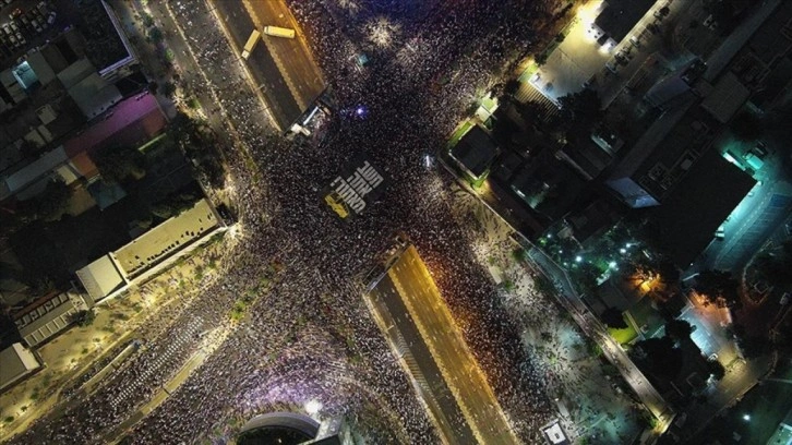 İsrail&rsquo;de &ldquo;yargı reformu&rdquo; protestoları 33. haftasında devam etti