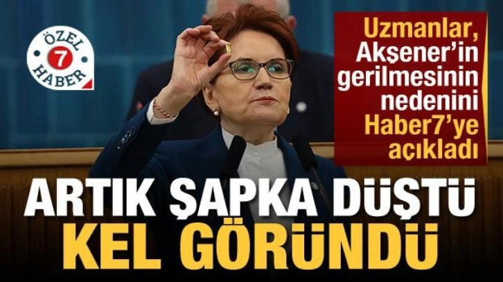 İşte Akşener&rsquo;in gerilmesinin nedeni! "Artık şapka d&uuml;şt&uuml;, kel g&ouml;r&uuml;nd&uuml;"