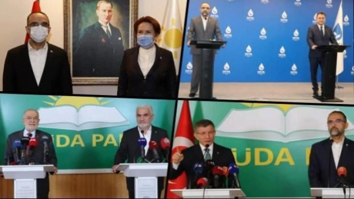 İşte H&Uuml;DA PAR'la g&ouml;r&uuml;şen 6'lı masa liderleri