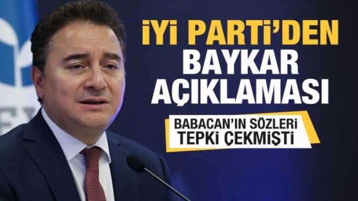İYİ Parti ve AK Parti'den Baykar a&ccedil;ıklaması! Babacan'ın s&ouml;zleri tepki &ccedil;ekmişti