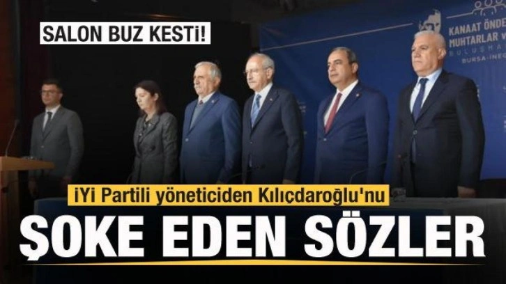 İYİ Partili y&ouml;neticiden Kemal Kılı&ccedil;daroğlu'nu şoke eden s&ouml;zler! Salon buz kesti!