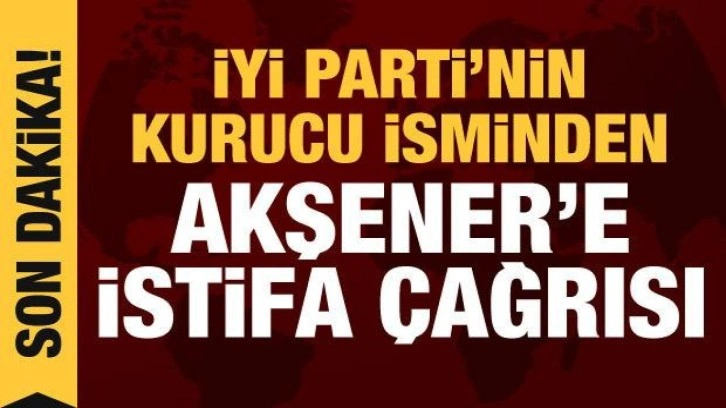 İYİ Parti'nin kurucularından Ethem Baykal'dan Akşener'e istifa &ccedil;ağrısı