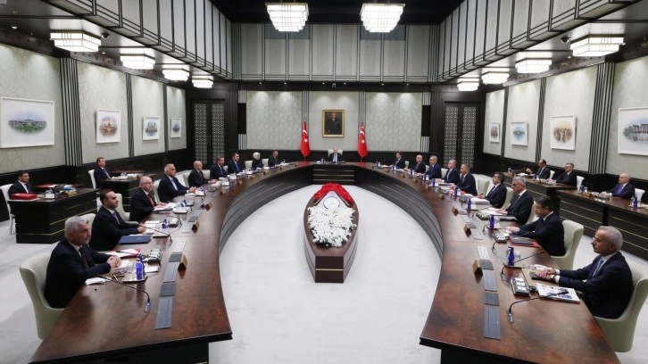 Kabine, Cumhurbaşkanı Erdoğan başkanlığında toplandı
