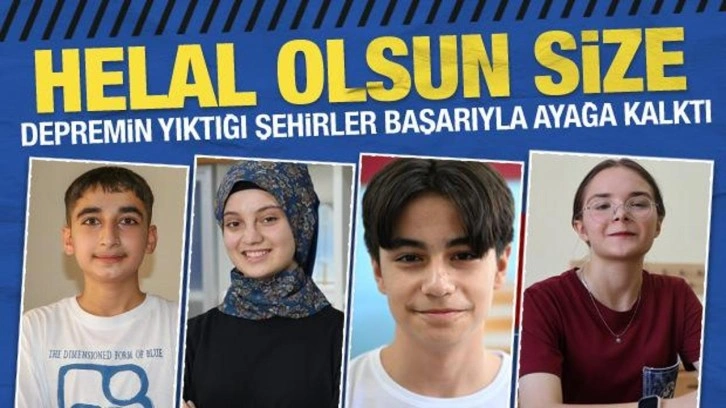 Kahramanmaraş, LGS'de 10 şampiyon çıkardı! İşte deprem bölgesinin gururları