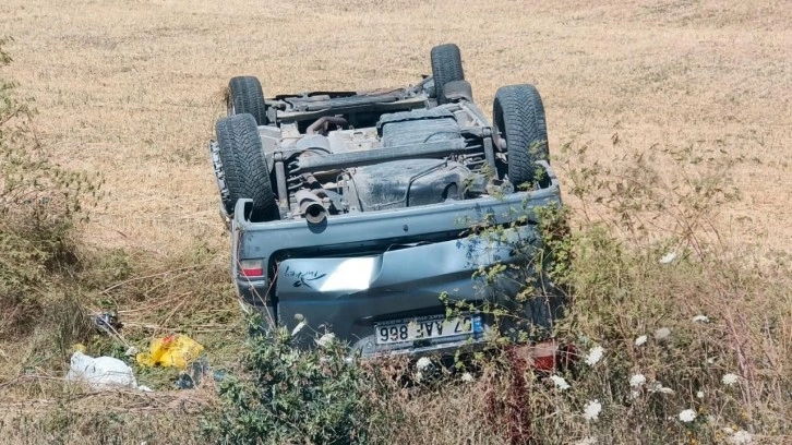 Kastamonu'da devrilen araçtaki 3 kişi yaralandı