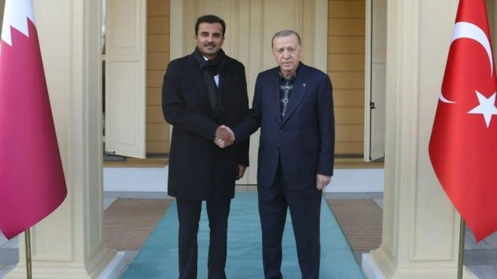 Katar Emiri T&uuml;rkiye'ye geldi: Başkan Erdoğan ile g&ouml;r&uuml;şt&uuml;