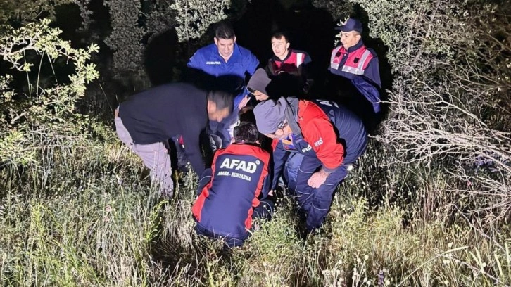 Kaybolan zihinsel engelli kadın, termal dron yardımıyla bulundu