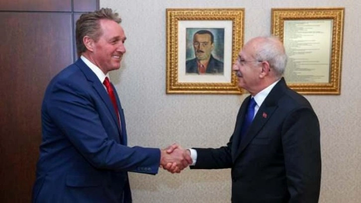 Kemal Kılı&ccedil;daroğlu ABD B&uuml;y&uuml;kel&ccedil;isi'ni makamında kabul etti
