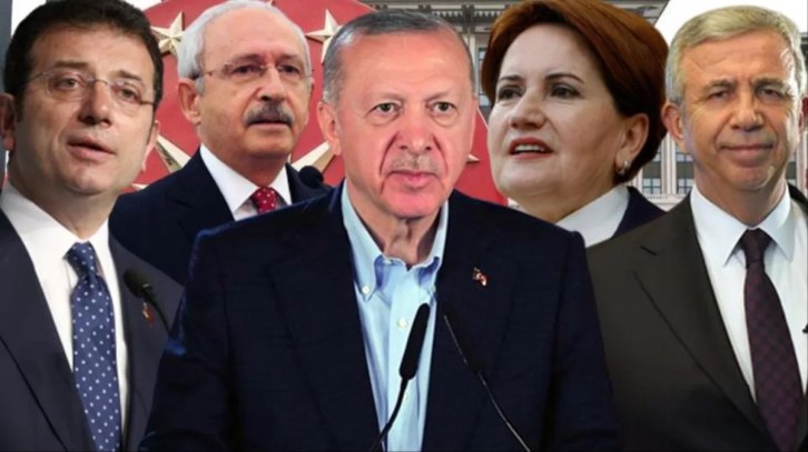 Kılı&ccedil;daroğlu, Akşener, İmamoğlu ve Yavaş tek tek rakip g&ouml;sterildi! Son anketin sonucu Cumhurbaşkanı