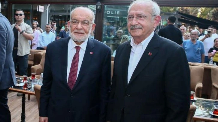 Kılı&ccedil;daroğlu ile Karamollaoğlu İzmir'de buluştu
