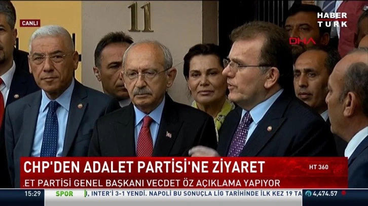 Kılı&ccedil;daroğlu ile Vecdet &Ouml;z g&ouml;r&uuml;şt&uuml;: İşte ilk a&ccedil;ıklamalar