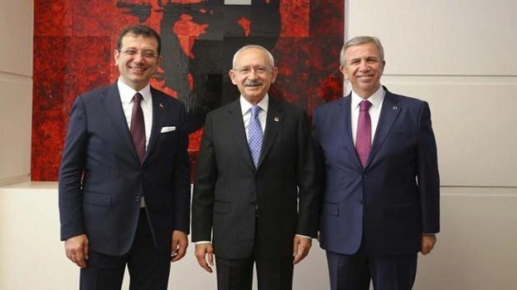 Kılı&ccedil;daroğlu, İmamoğlu ve Yavaş'la baş başa g&ouml;r&uuml;şt&uuml;