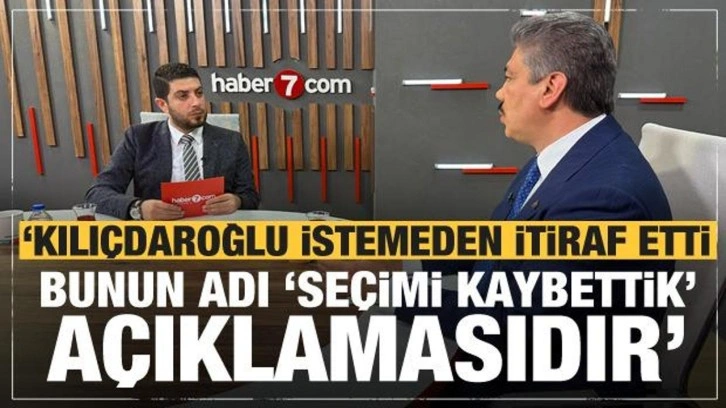 Kılı&ccedil;daroğlu istemeden itiraf etti! Bunun adı 'Se&ccedil;imi kaybettik' a&ccedil;ıklamasıdır!
