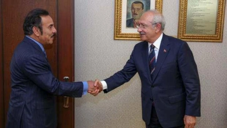 Kılı&ccedil;daroğlu, Katar'ın Ankara B&uuml;y&uuml;kel&ccedil;isi Al Sani'yi kabul etti