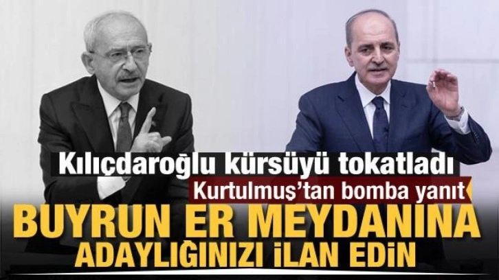 Kılı&ccedil;daroğlu k&uuml;rs&uuml;y&uuml; tokatladı! Kurtulmuş: Buyrun er meydanına adaylığınızı ilan edin