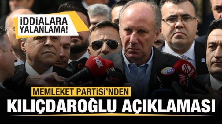 Kılı&ccedil;daroğlu-Muharrem İnce a&ccedil;ıklaması! İddialar yalanlandı
