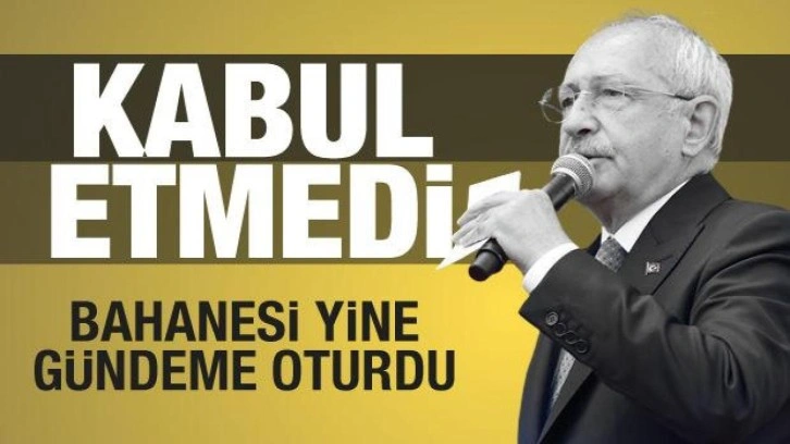 Kılı&ccedil;daroğlu yine kabullenmedi! Bakın hangi s&ouml;zlerin arkasına sığındı...