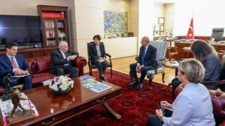 Kılı&ccedil;daroğlu, Yunanistan'ın Ankara B&uuml;y&uuml;kel&ccedil;isi ile g&ouml;r&uuml;şt&uuml;