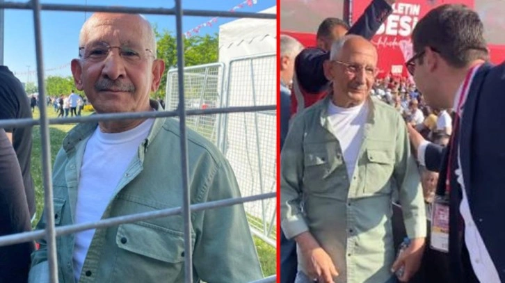 Kılı&ccedil;daroğlu'na benzerliği ile dikkat &ccedil;eken vatandaş mitingde ilgi odağı oldu - Haberler