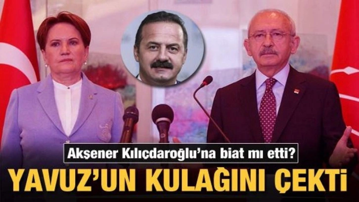 Kılı&ccedil;daroğlu'na biat mı etti? Meral Akşener, Yavuz Ağıralioğlu'nun kulağını &ccedil;ekti