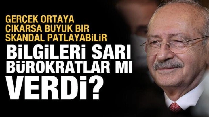 Kılı&ccedil;daroğlu'na YSK'nın elinde olmayan bilgileri sarı b&uuml;rokratlar mı verdi?