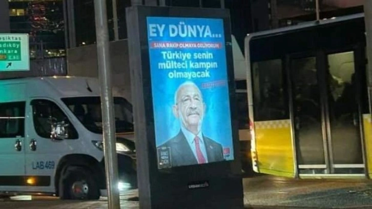 Kılı&ccedil;daroğlu'ndan "adaylık ilanı" gibi afiş: Rakip olmaya geliyorum, başlıyoruz...