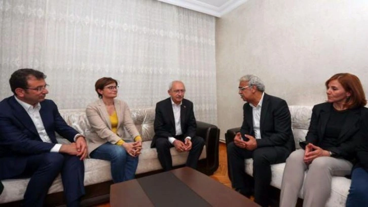 Kılı&ccedil;daroğlu'ndan HDP'li Sancar'a ziyaret: İmamoğlu ve Kaftancıoğlu da katıldı