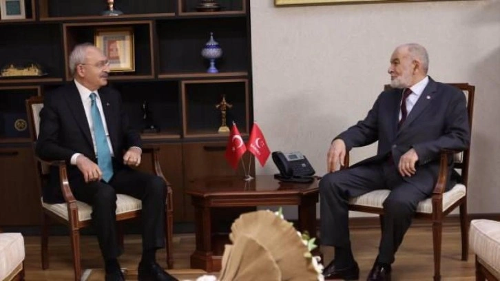 Kılı&ccedil;daroğlu'ndan Karamollaoğlu'na ge&ccedil;miş olsun ziyareti