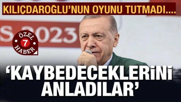 Kılı&ccedil;daroğlu'nun oyunu tutmadı! 'Kaybedeceklerini anladılar'